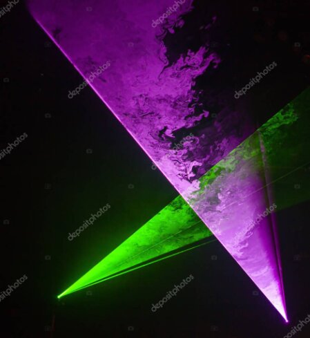 Abstract geometric cyber aesthetic